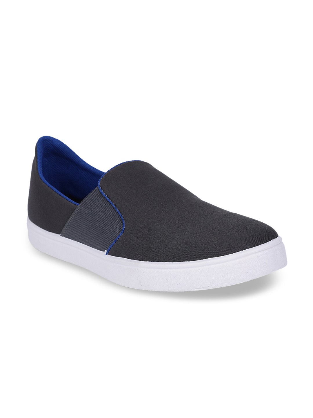 

Bata Men Grey Slip-On Sneakers