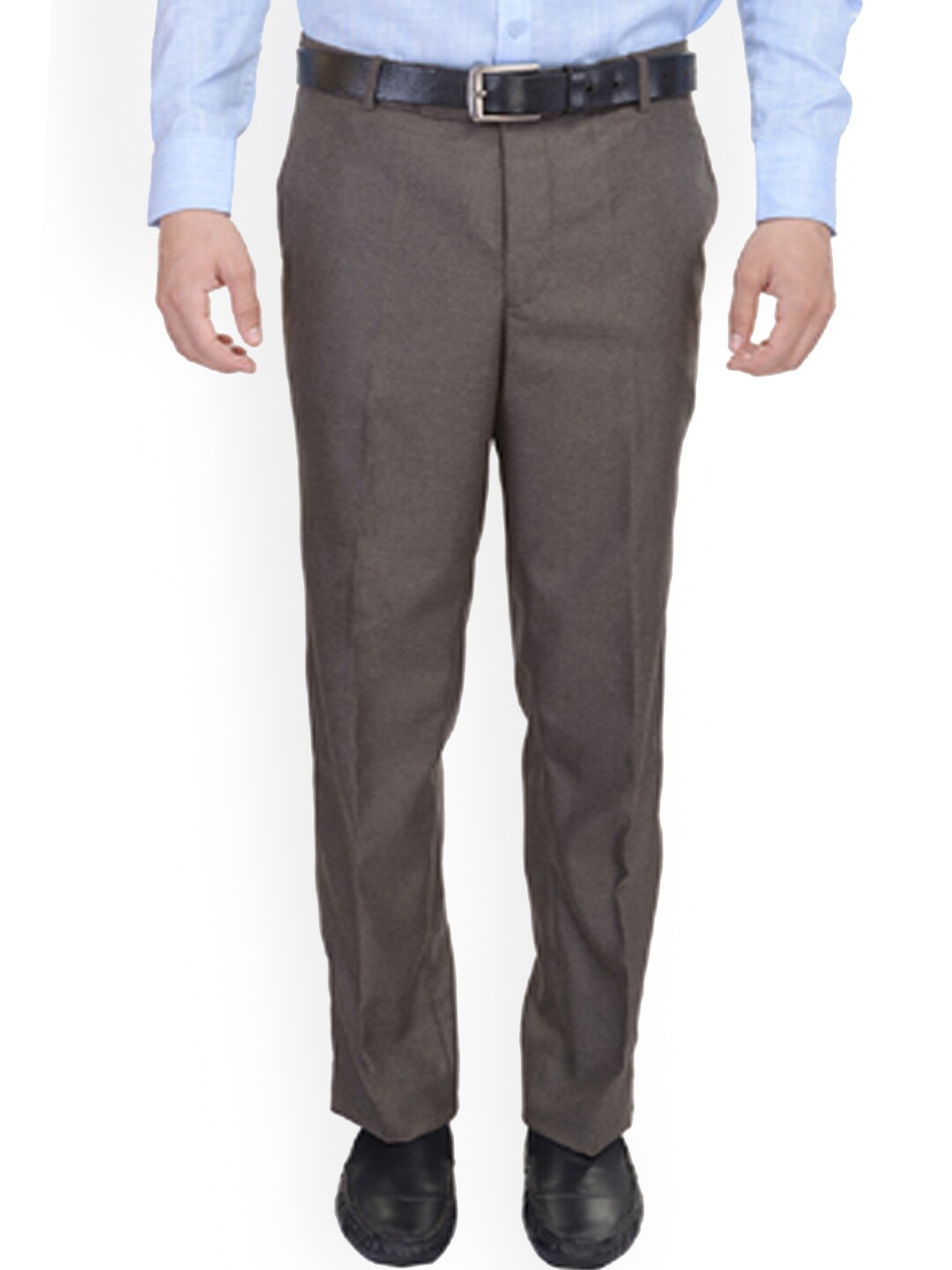 

AD & AV Men Grey Classic Easy Wash Formal Trousers