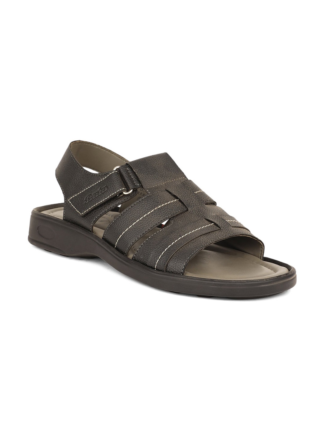 

Bata Men Black Comfort Sandals