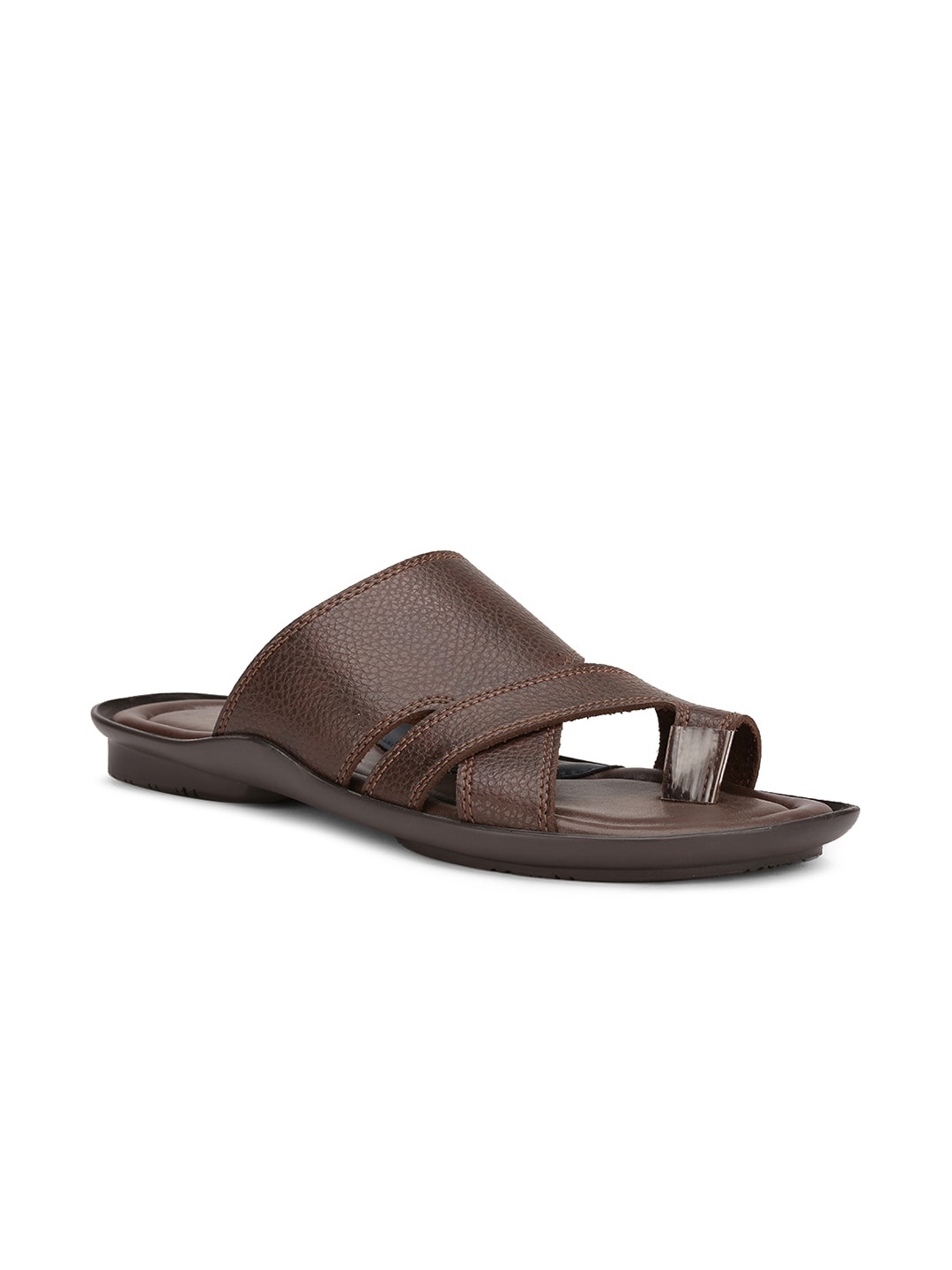 

Bata Men Brown Comfort Sandals