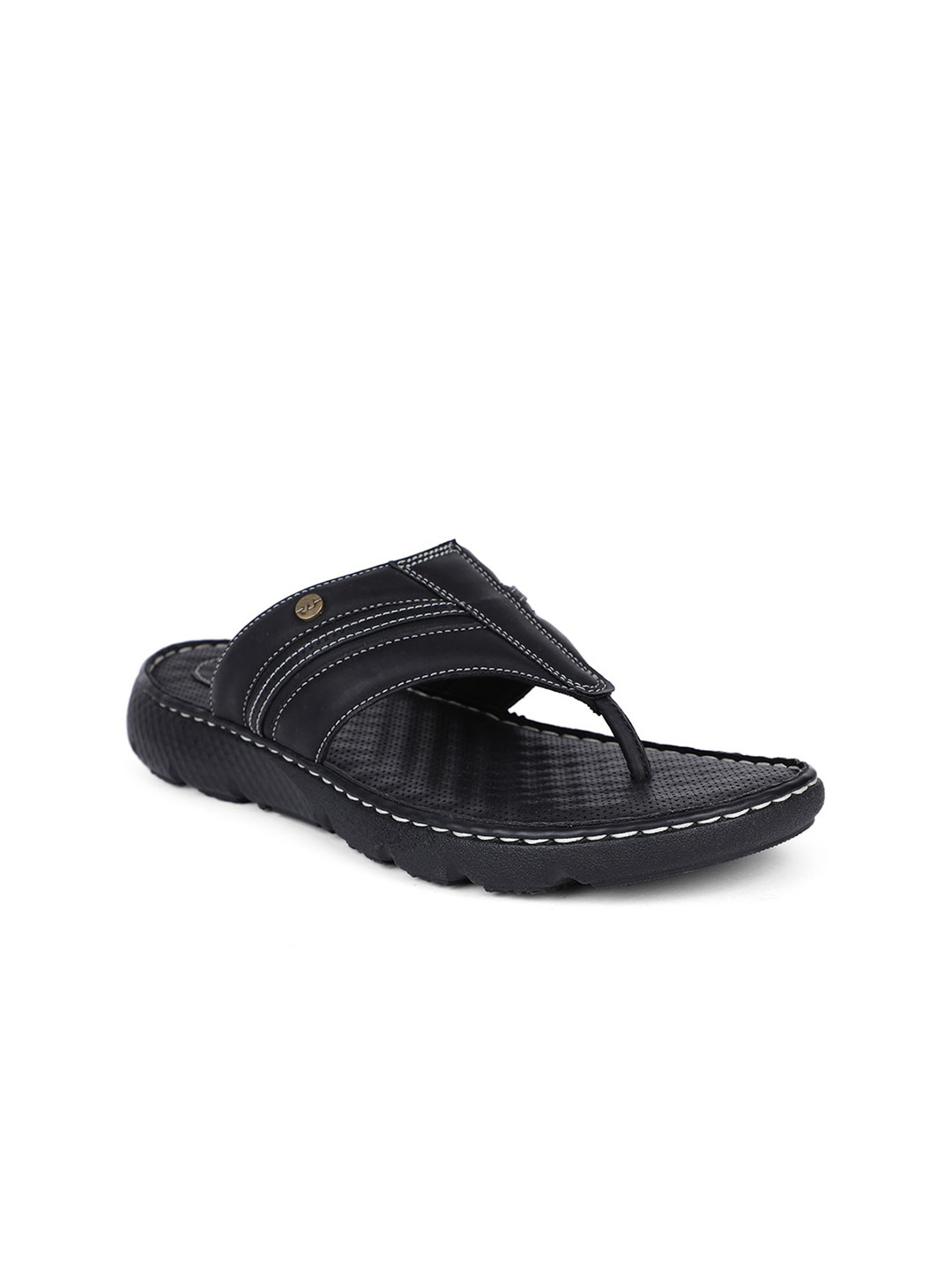

Bata Men Black Comfort Sandals