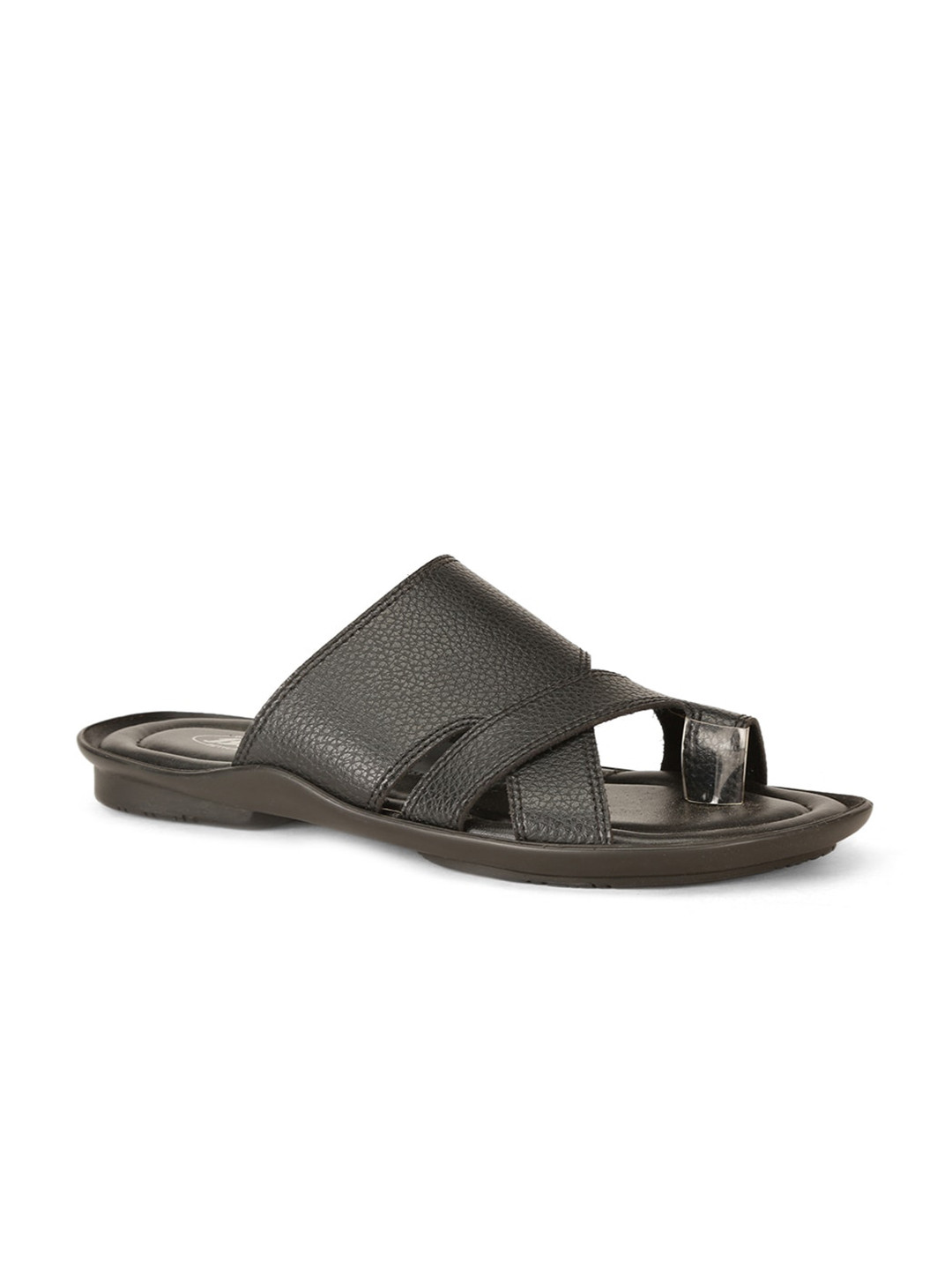 

Bata Men Black Comfort Sandals