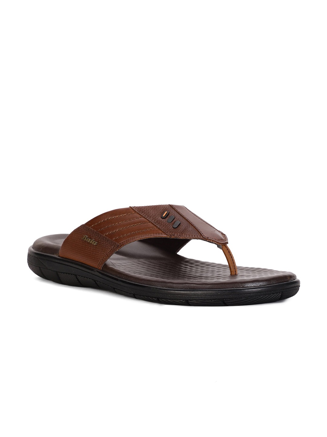 

Bata Men Tan Comfort Sandals