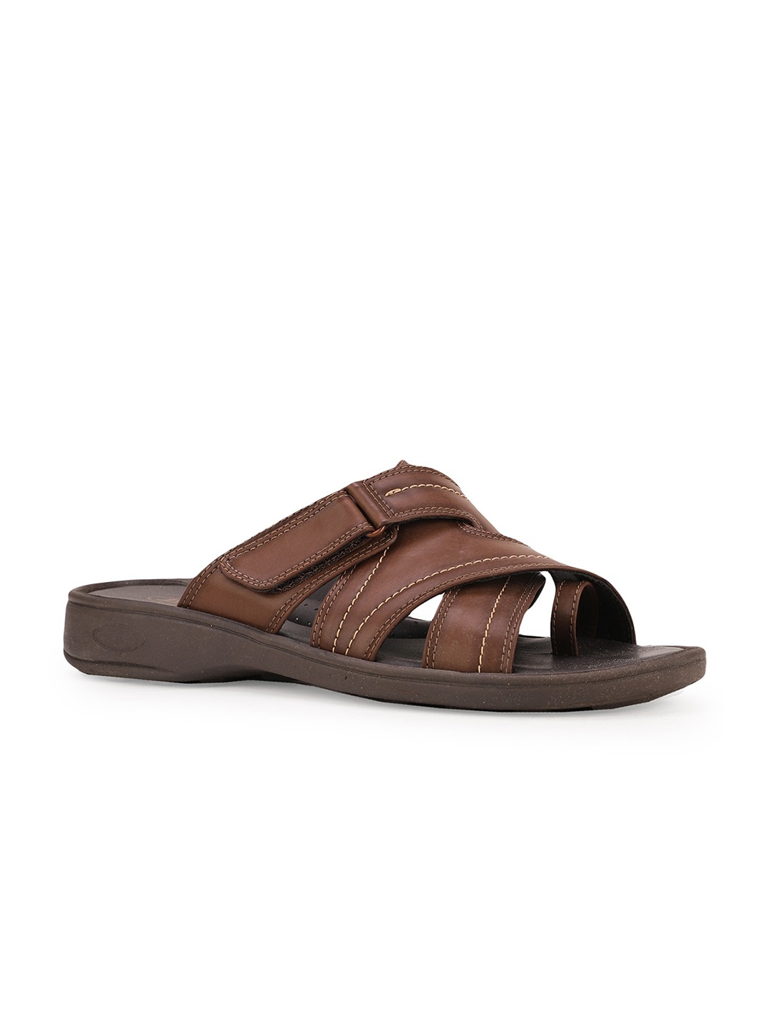 

Bata Men Brown Comfort Sandals