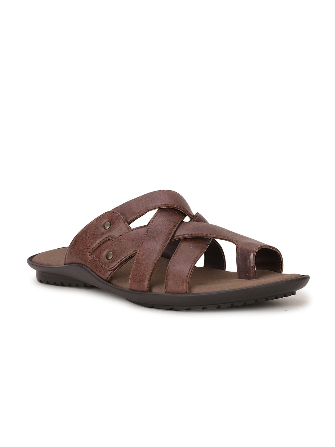 

Bata Men Brown Comfort Sandals
