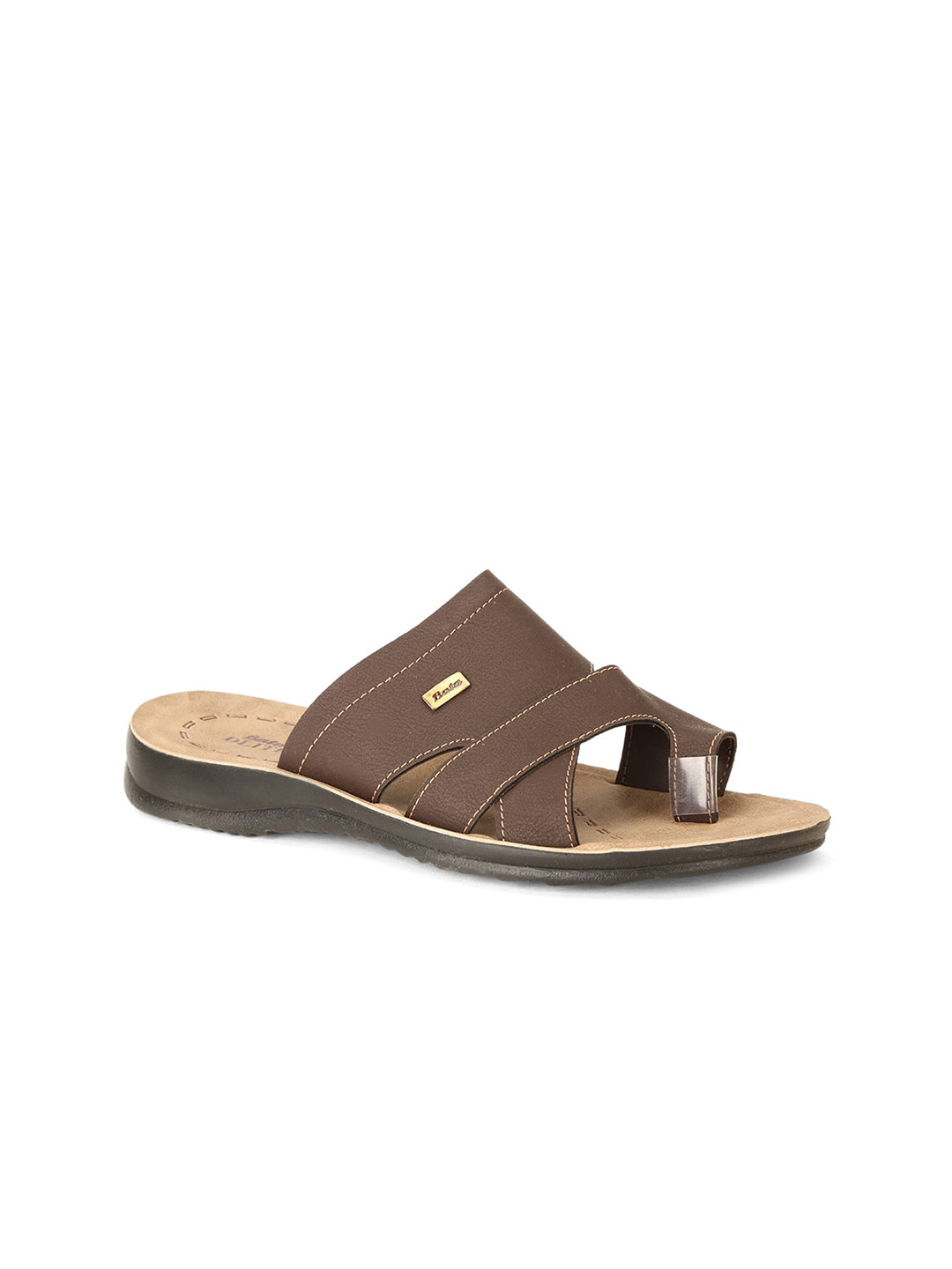 

Bata Men Brown & Tan Comfort Sandals
