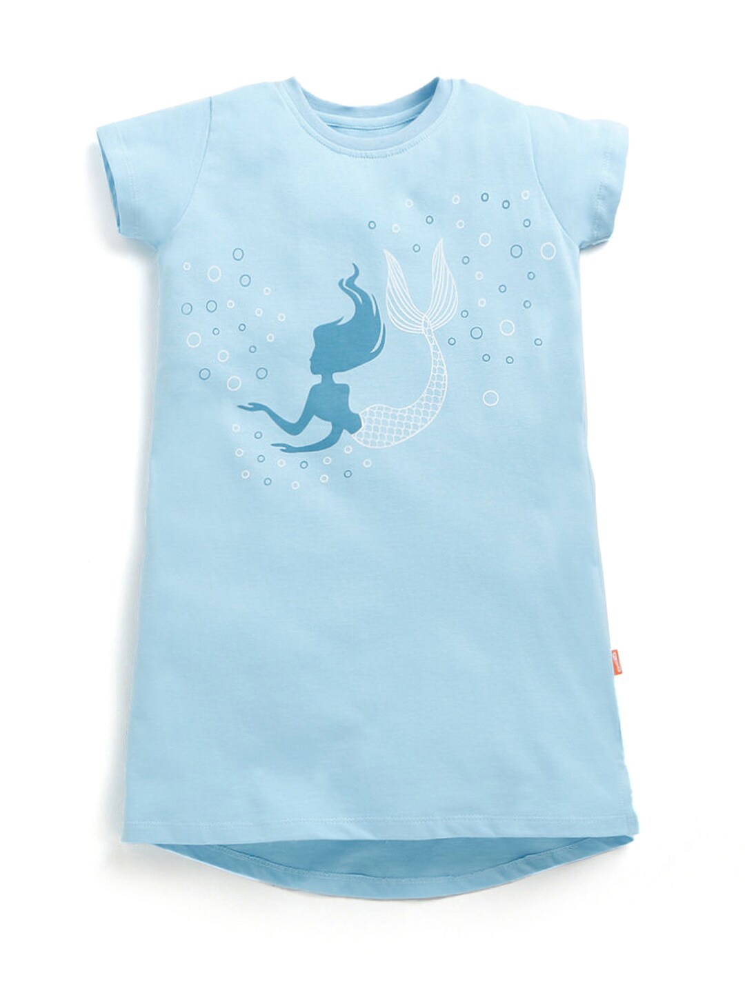 

Hopscotch Girls Blue Printed Nightdress