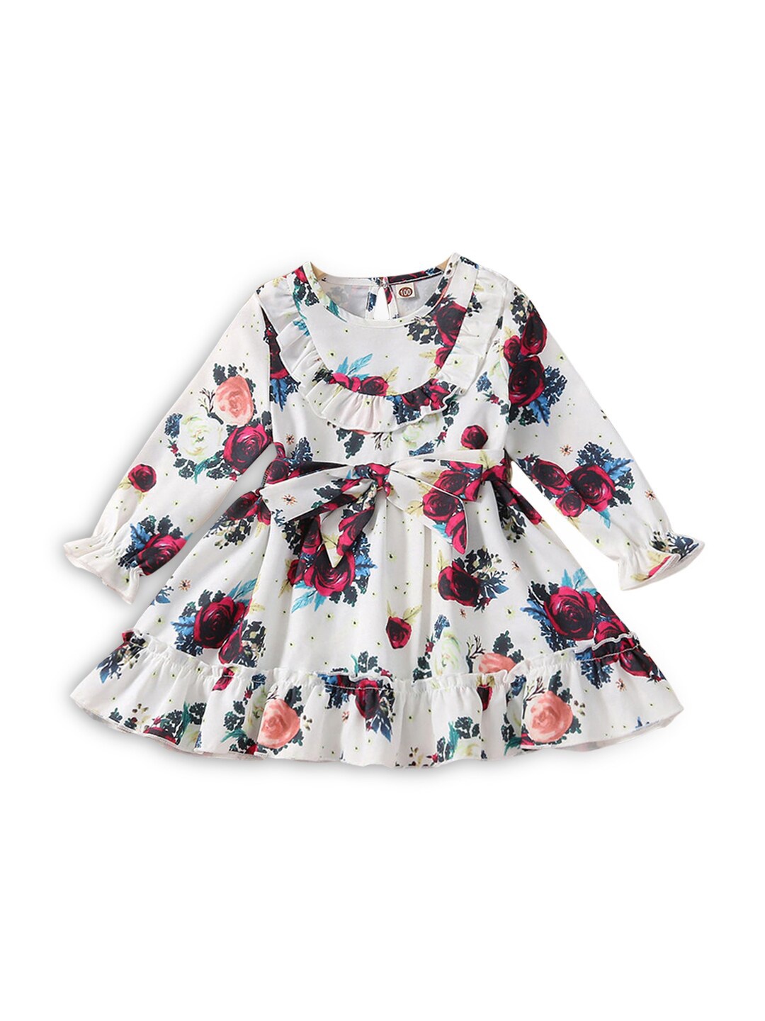 

Hopscotch White Floral Dress