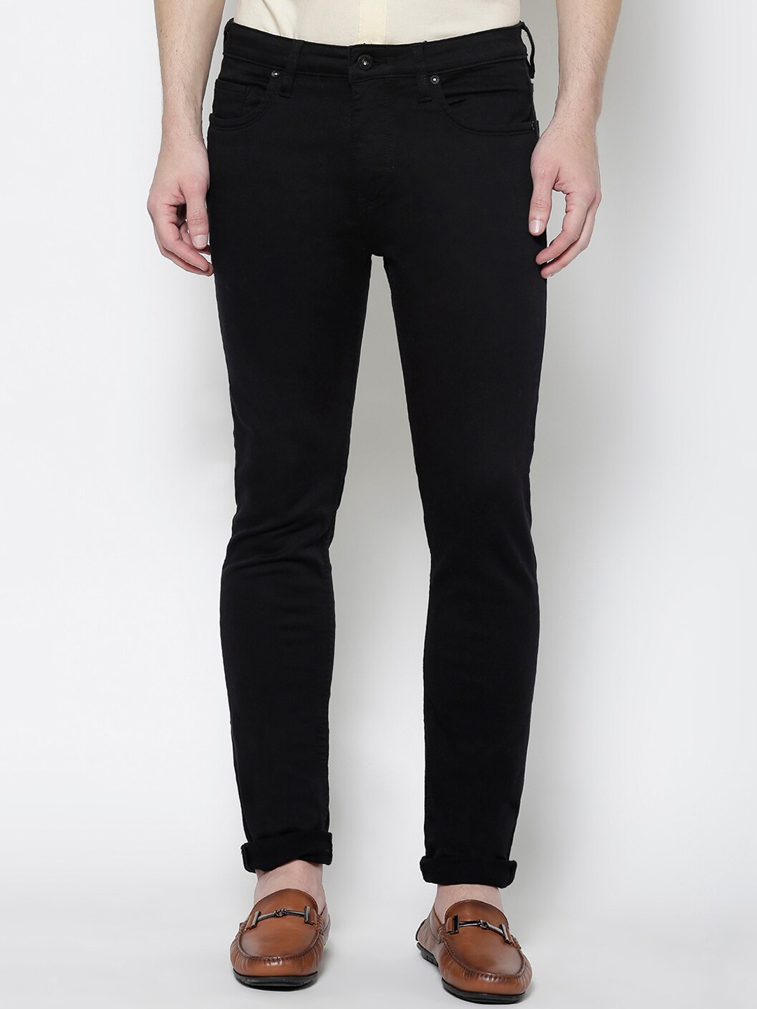 

Blackberrys Men Black Yonk Skinny Fit Low-Rise Stretchable Jeans