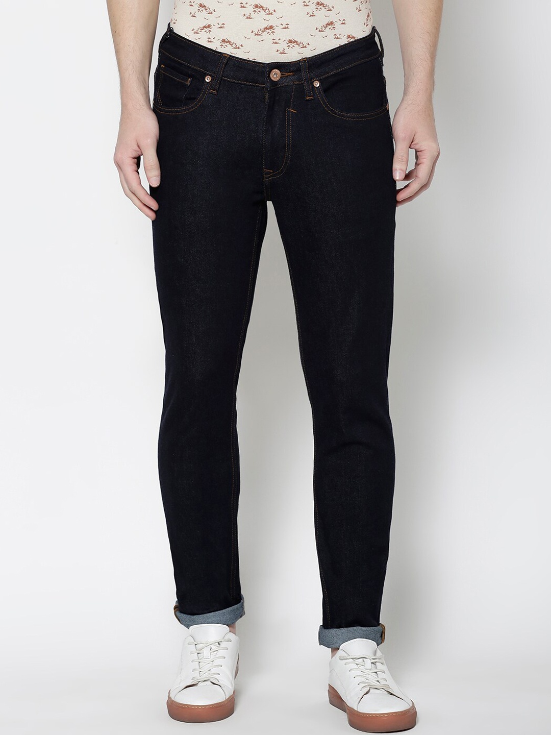 

Blackberrys Men Blue Slim Fit Low-Rise Stretchable Jeans