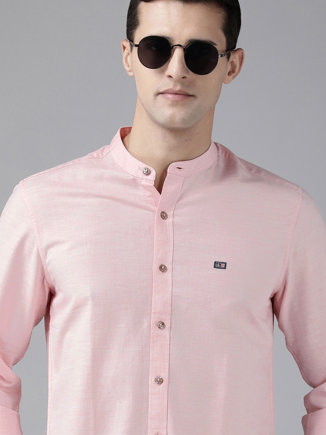 

Arrow Sport Men Pink Slim Fit Pure Cotton Casual Shirt