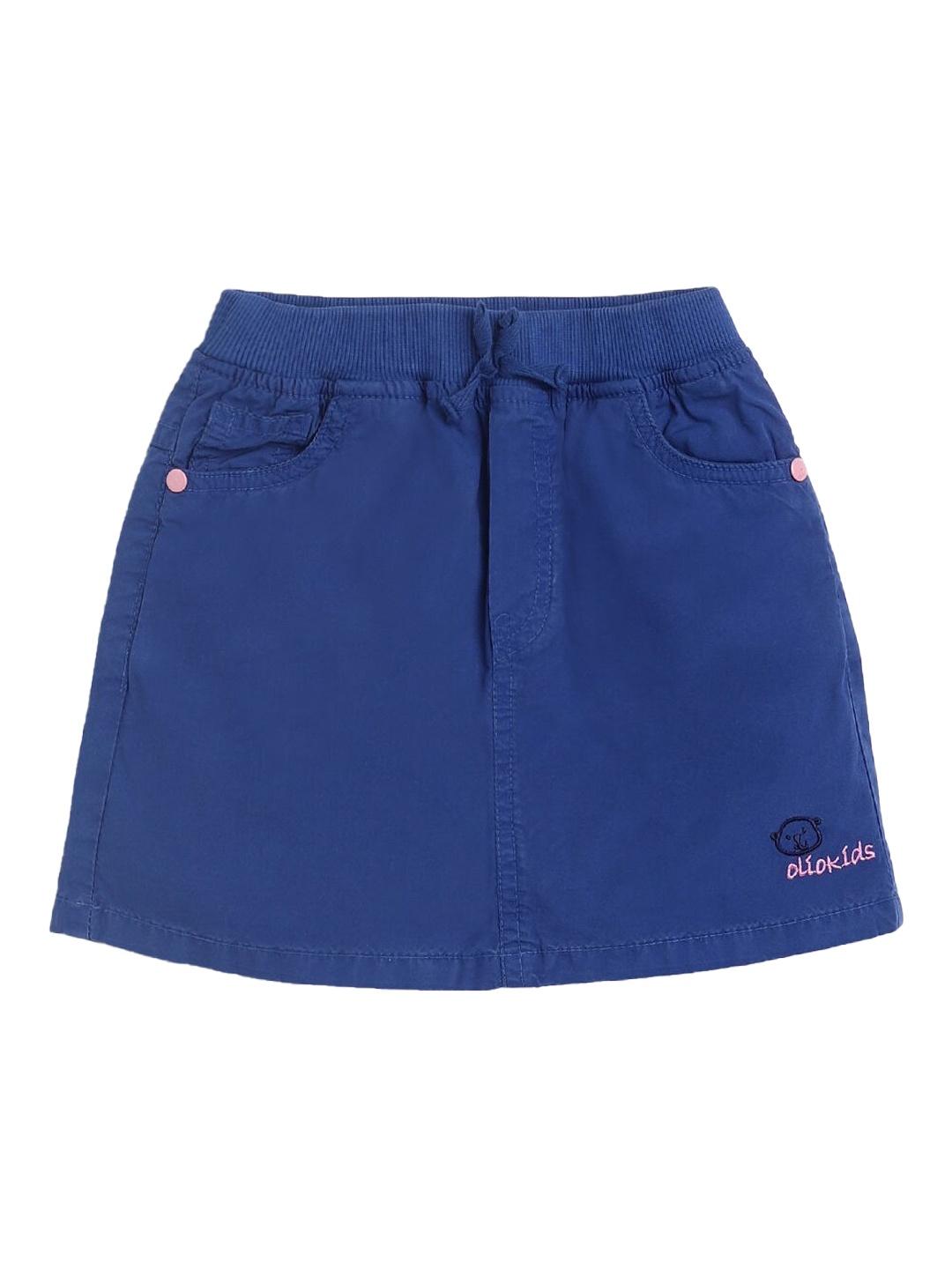 

Hopscotch Girls Navy Blue Mini-Length A-line Skirt