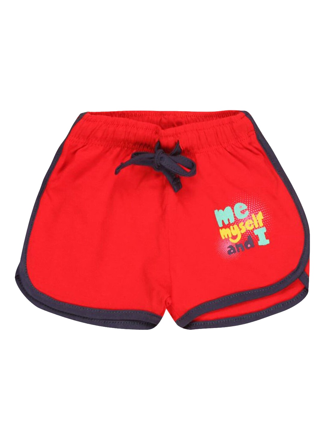 

Hopscotch Girls Red Regular Shorts