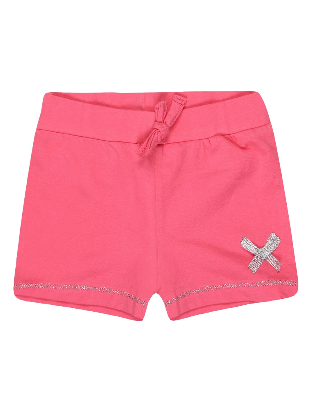 

Hopscotch Girls Pink Cotton Shorts