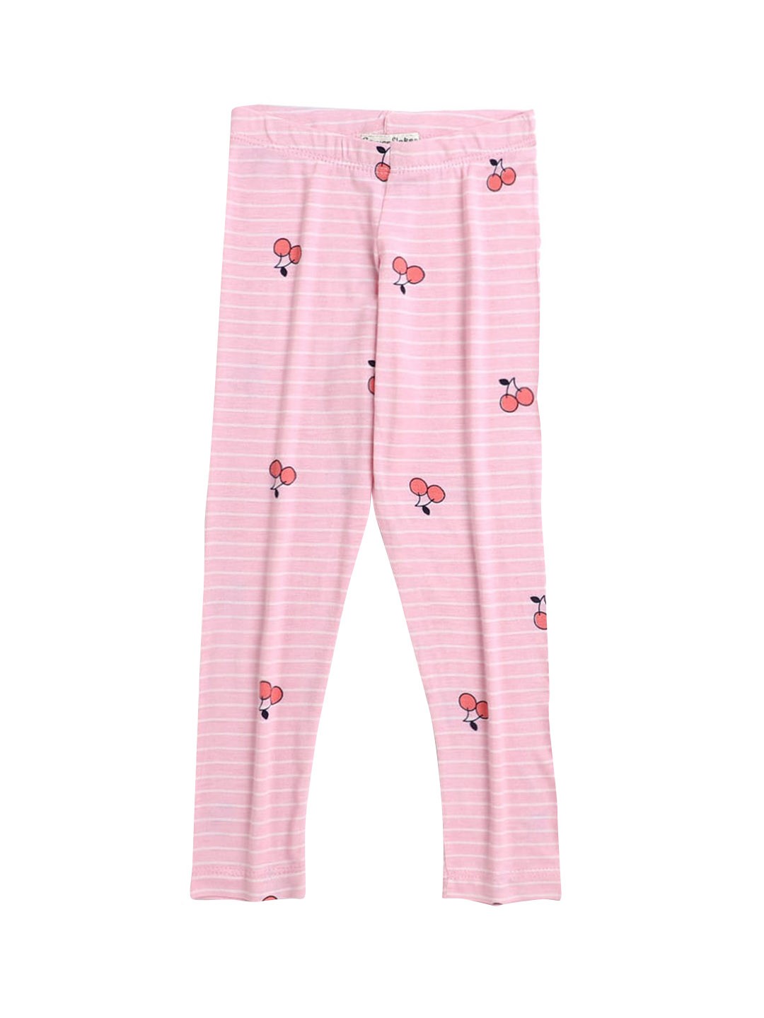 

Hopscotch Girls Pink Printed Cotton Leggings