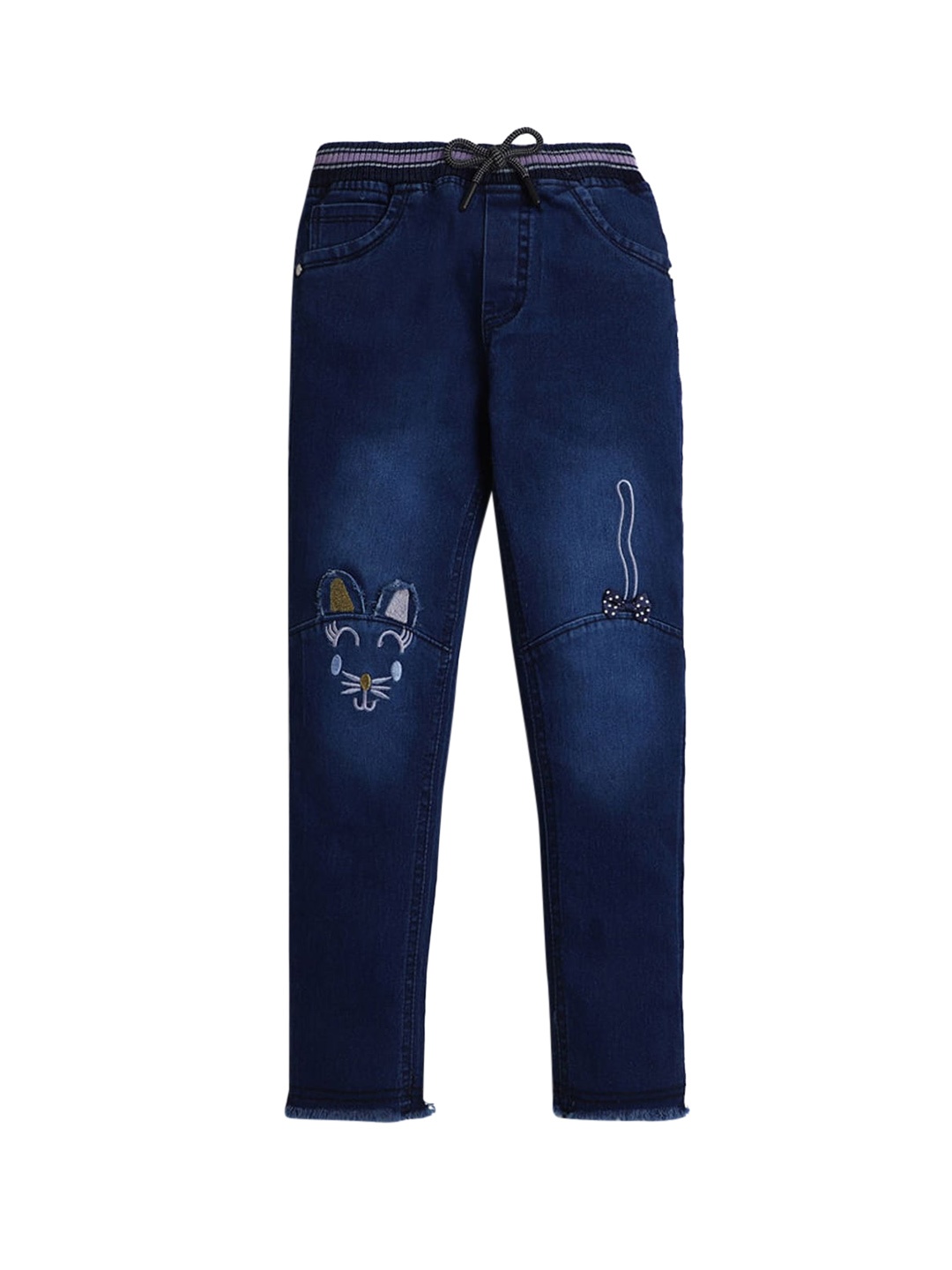 

Hopscotch Girls Blue Stretchable Jeans