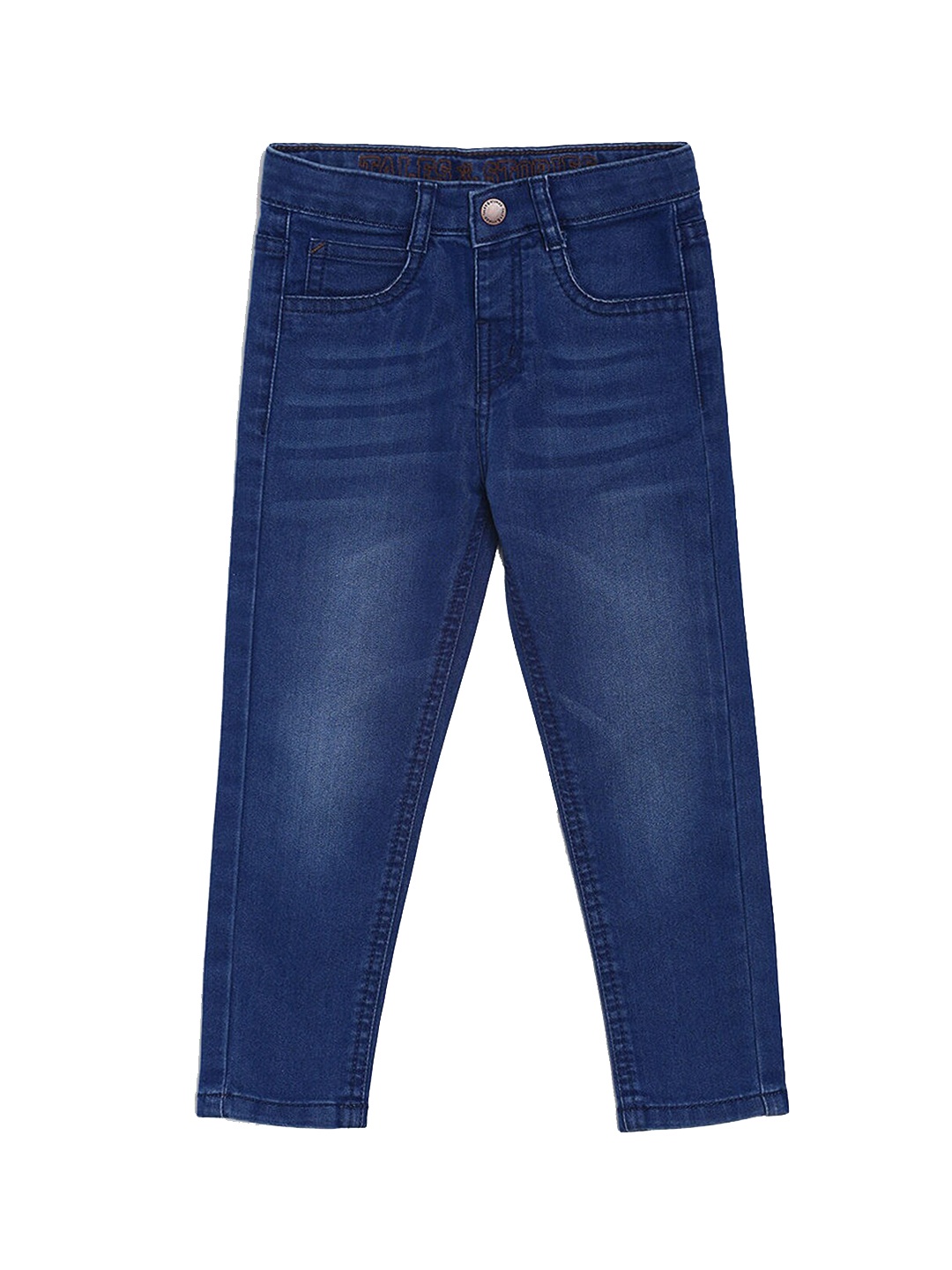 

Hopscotch Boys Blue Light Fade Stretchable Jeans 100% Cotton