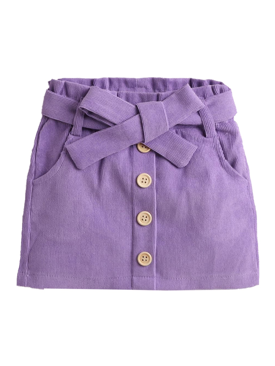 

Hopscotch Infant Girls Purple Striped A-Line Mini Skirt