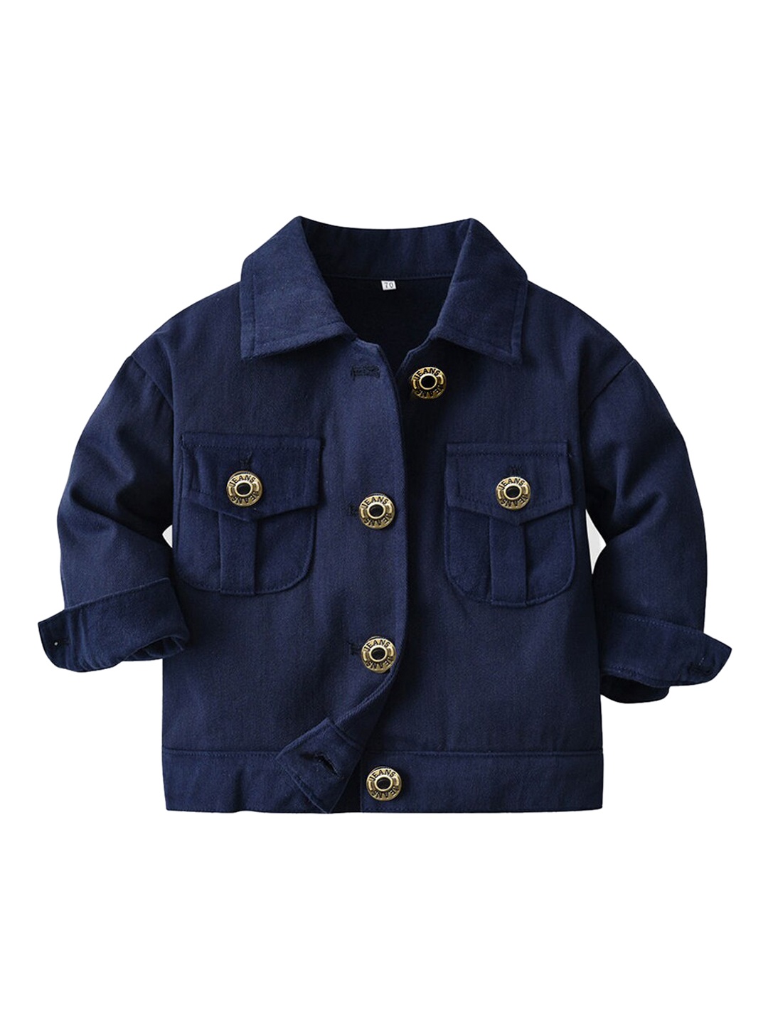 

Hopscotch Boys Blue Lightweight Crop Tailored Jacket