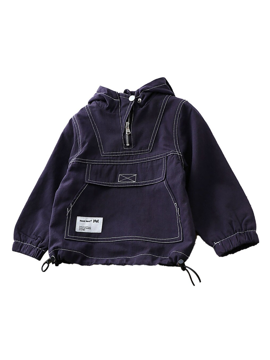 

Hopscotch Boys Navy Blue Lightweight Outdoor Sporty Jacket