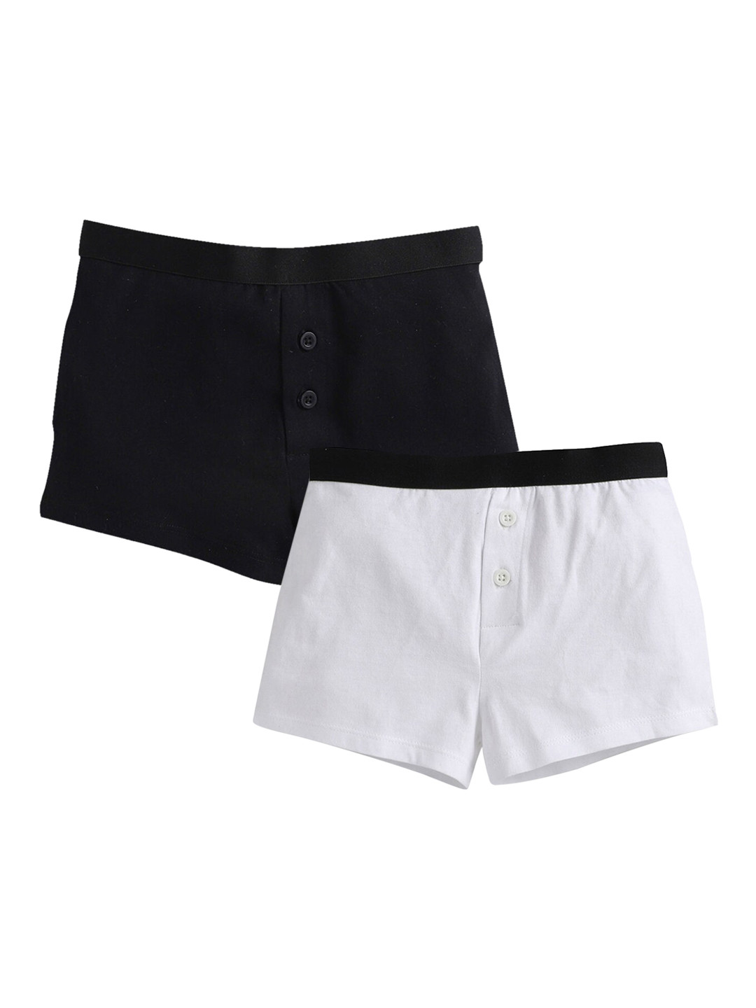 

Hopscotch Boys Pack Of 2 Black & White Briefs