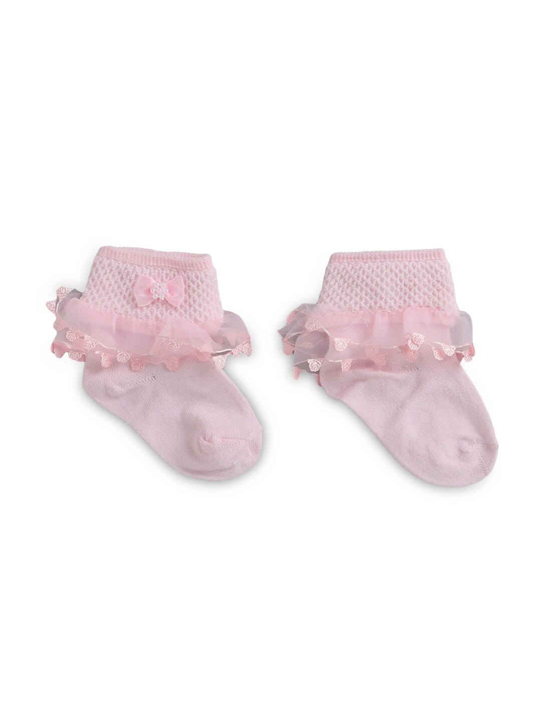 

Hopscotch Girls Pink Patterened Socks