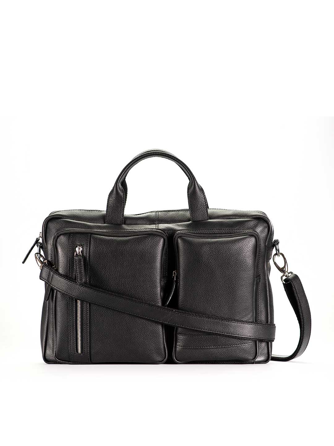 

Picco Massimo Unisex Black Messenger Bag