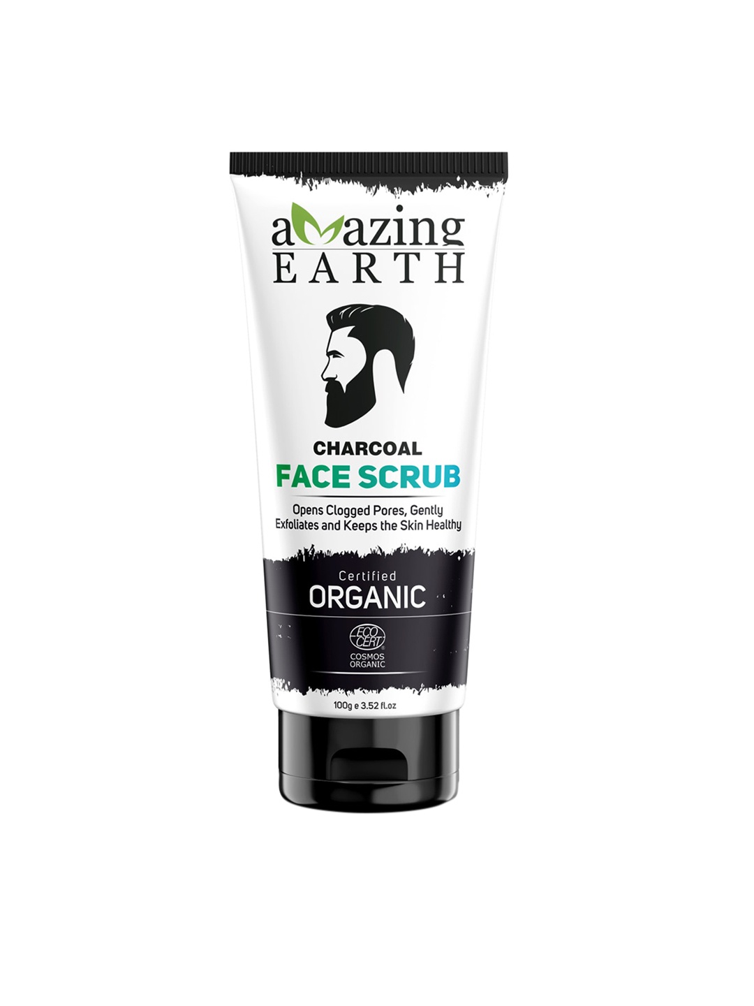 

Amazing Earth Men Charcoal Face Scrub 100 g, White