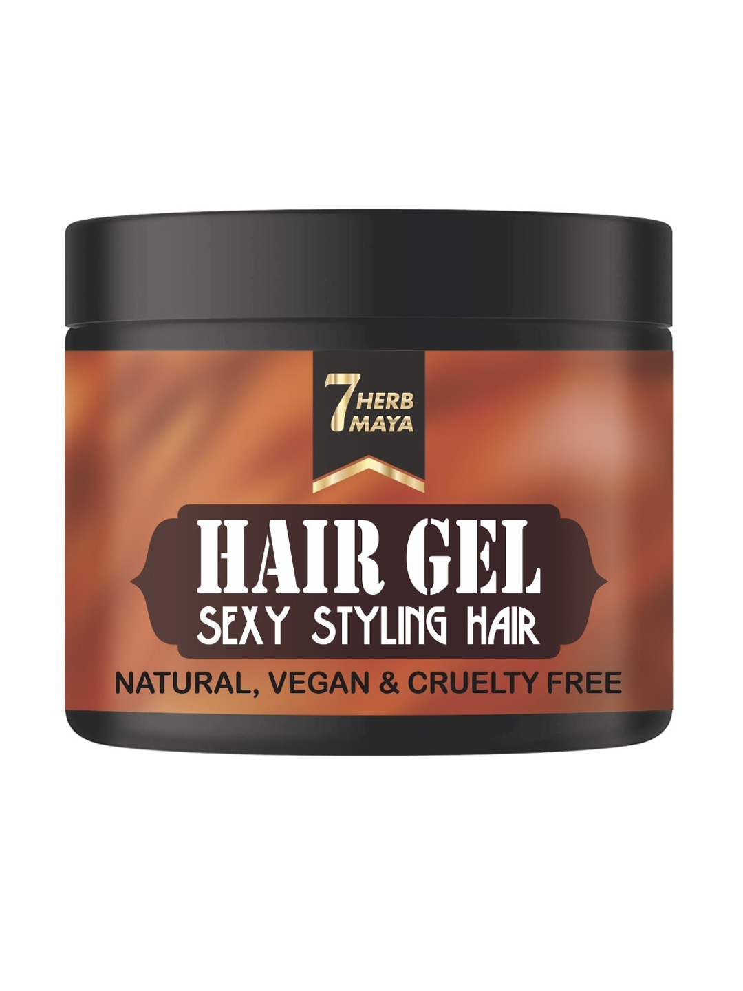 

7Herbmaya Men Styling Hair Gel - 50g, Brown