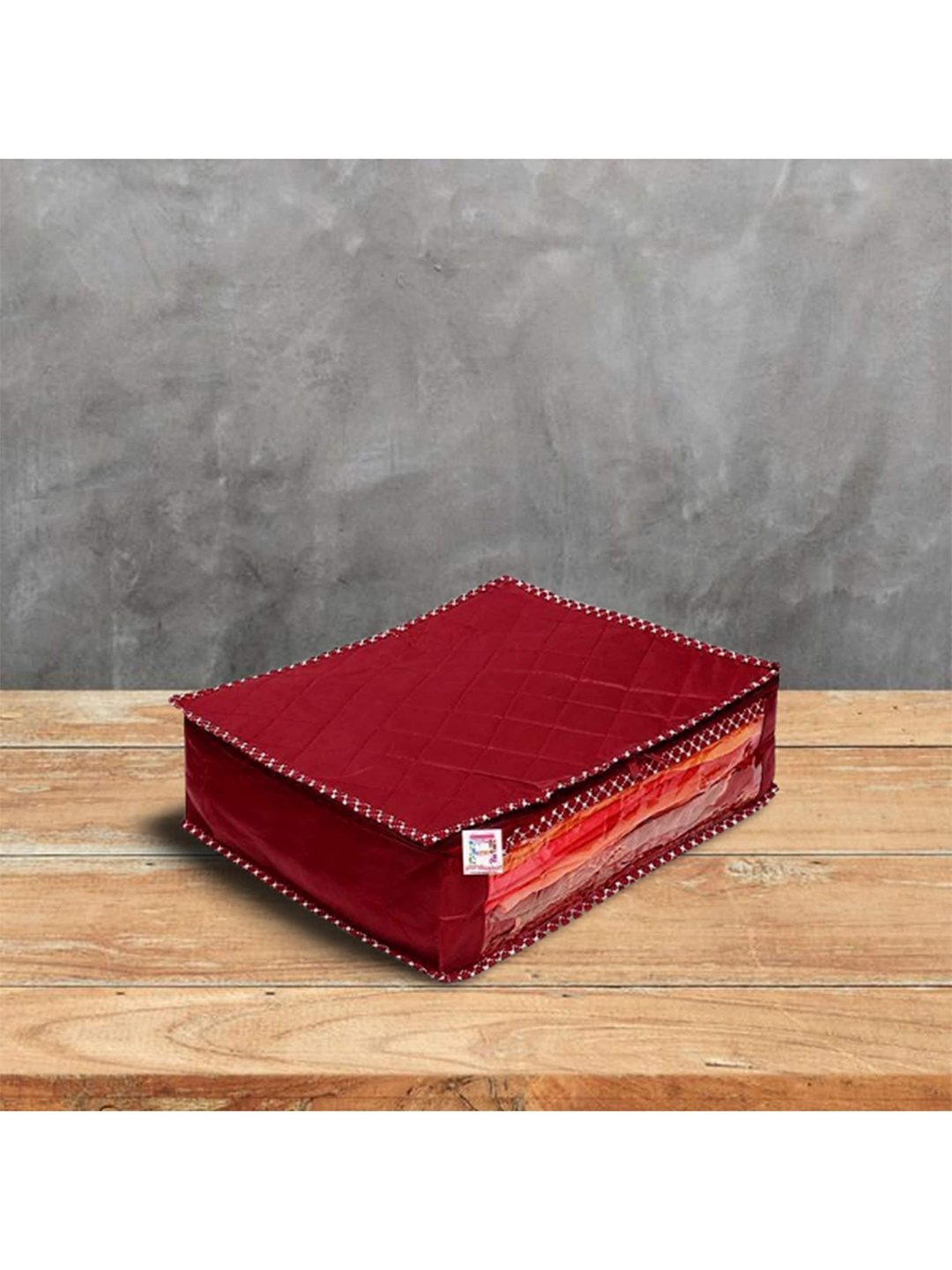 

atorakushon Set Of 6 Maroon Solid Multi-Utility Organiser