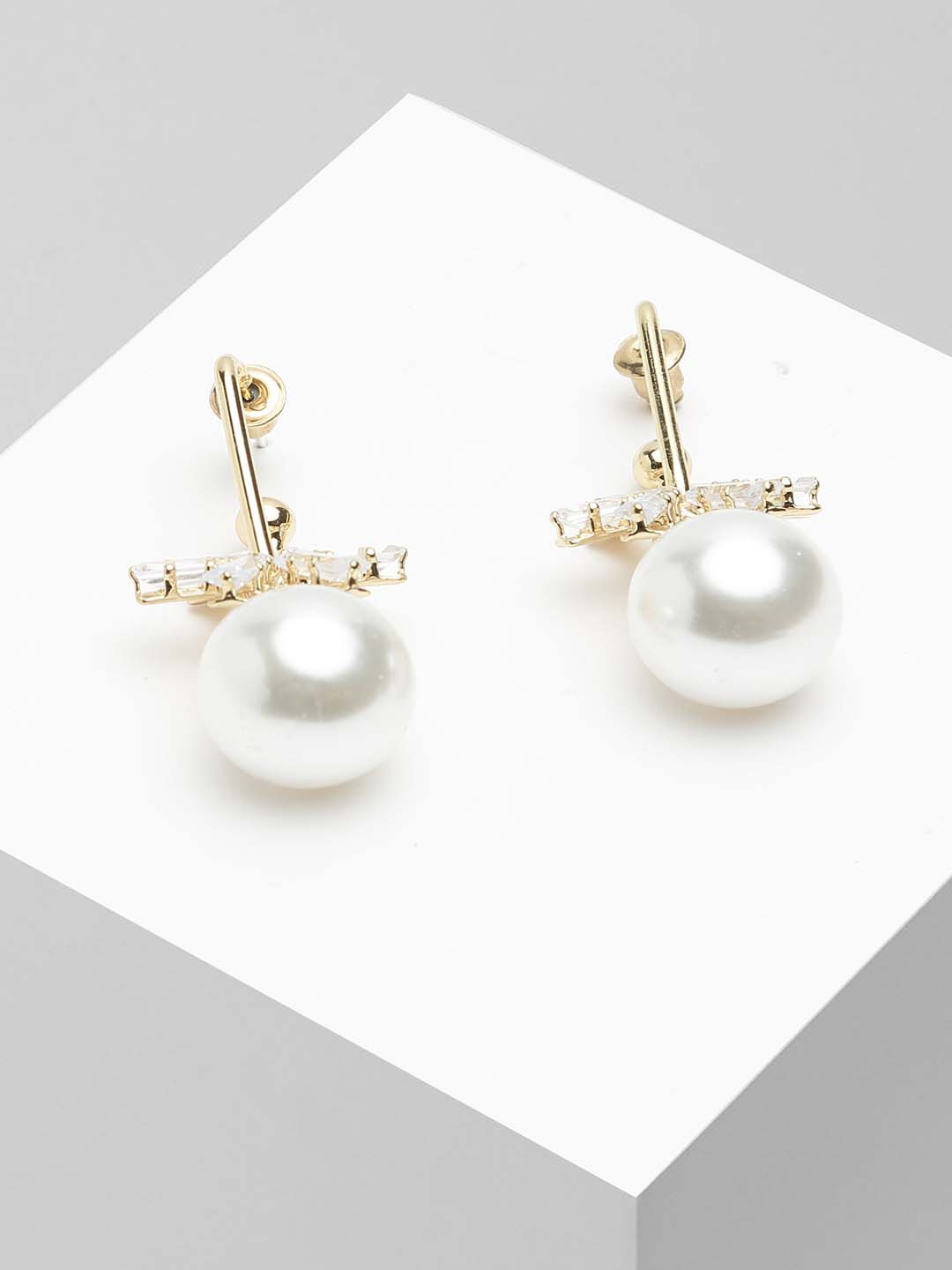 

Wild & Free Gold-Toned Classic Pearl Drop Earrings