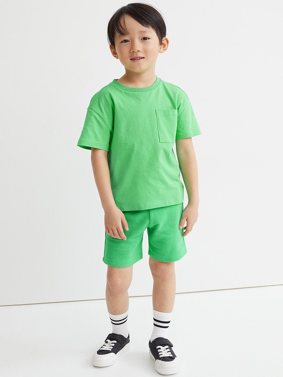 

H&M Boys Green 2-Piece Printed Set