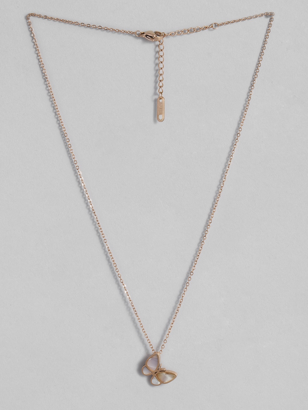 

Peora Women Rose Gold-Plated Chain With Pendant