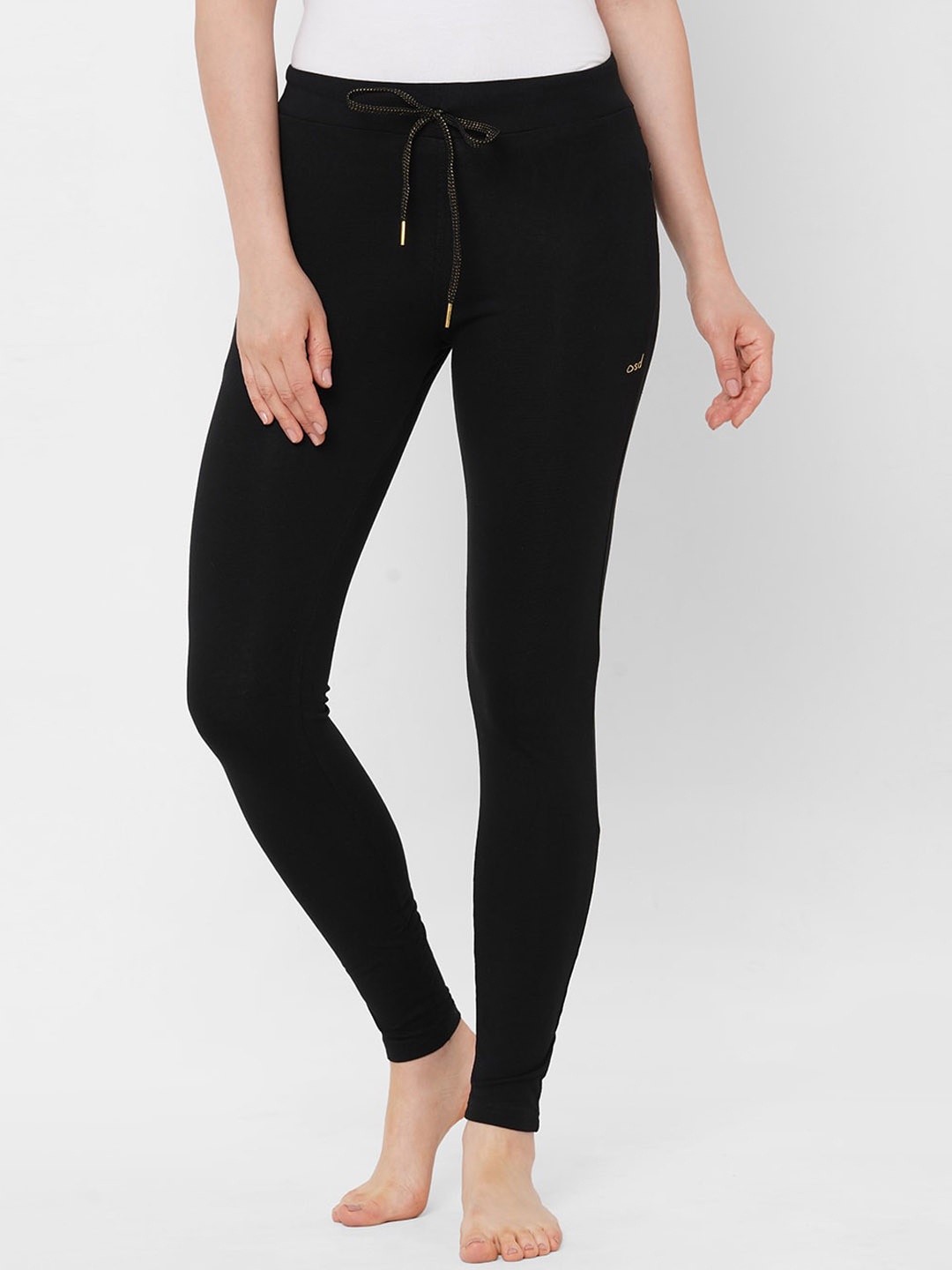 

Sweet Dreams Women Black Solid Pyjamas