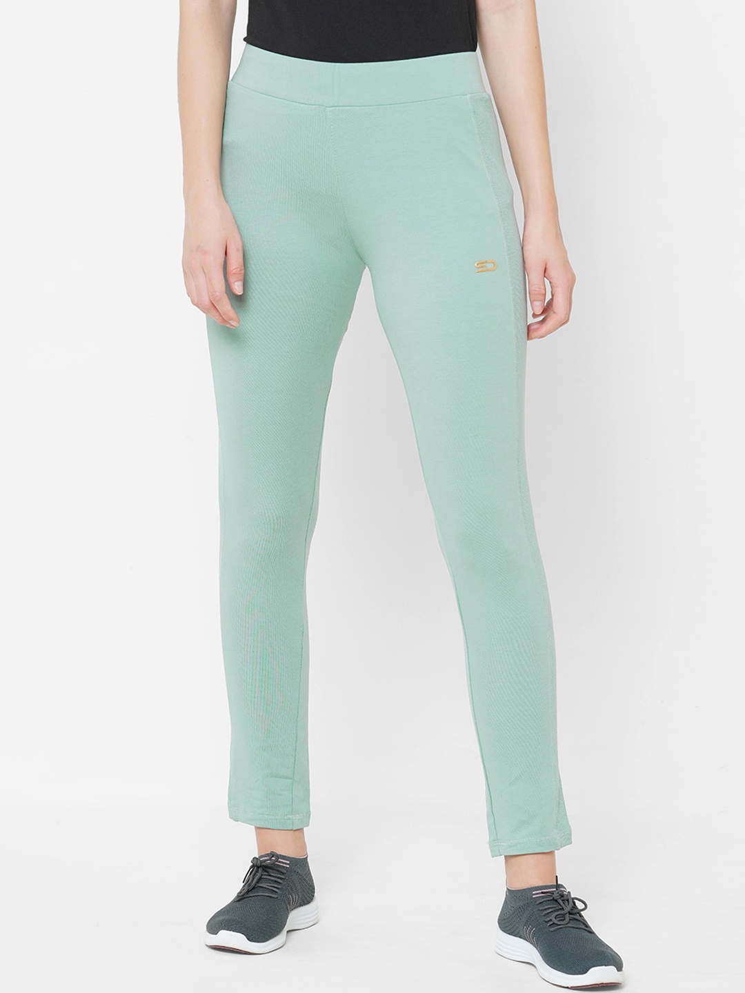 

Sweet Dreams Women Grey Solid Track Pants, Sea green
