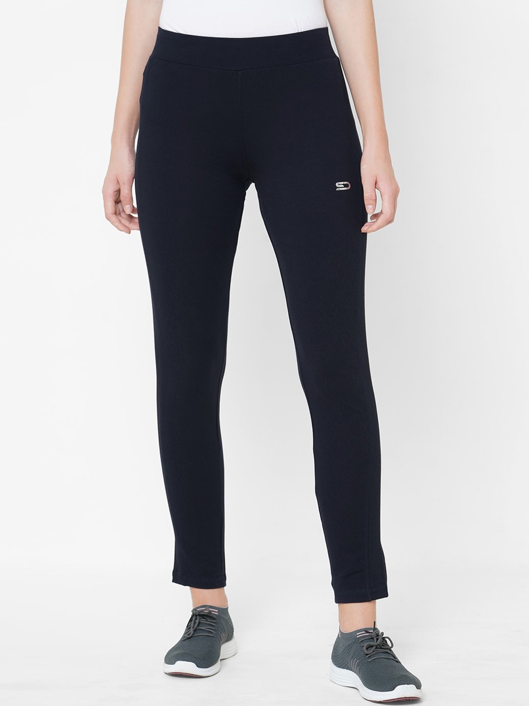 

Sweet Dreams Women Navy Blue Solid Cotton Tights