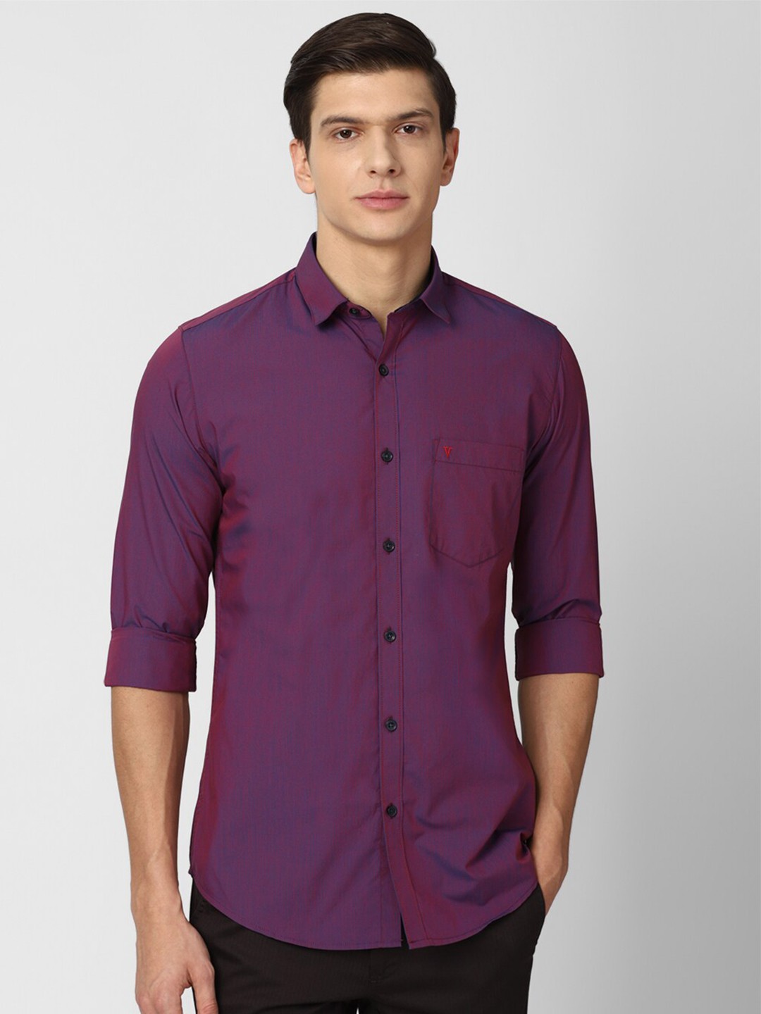 

Van Heusen Sport Men Purple Slim Fit Casual Shirt
