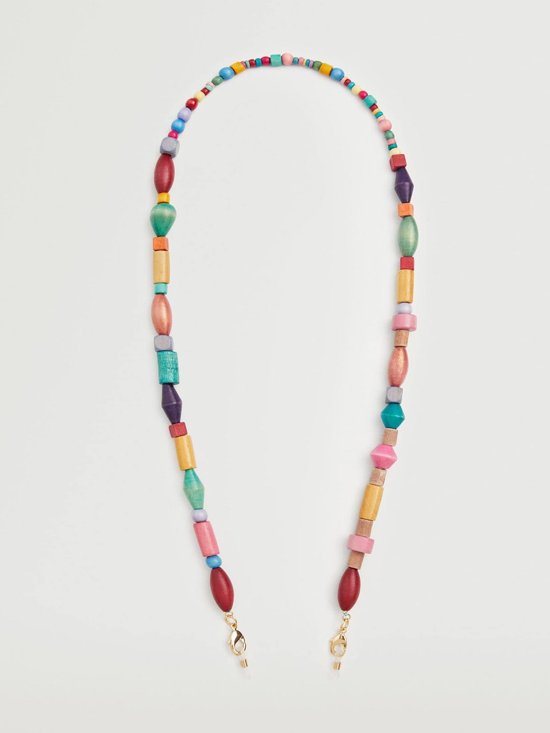 

MANGO Multicoloured Beaded Sunglasses Chain & Necklace, Multi