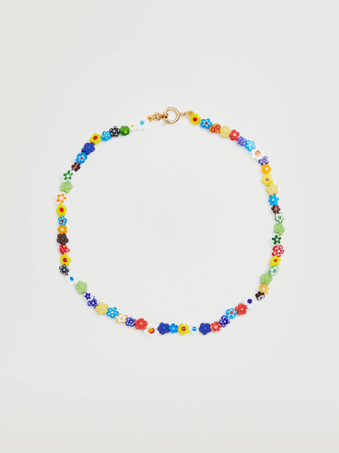 

MANGO Multicoloured Floral Beaded Chain, Multi