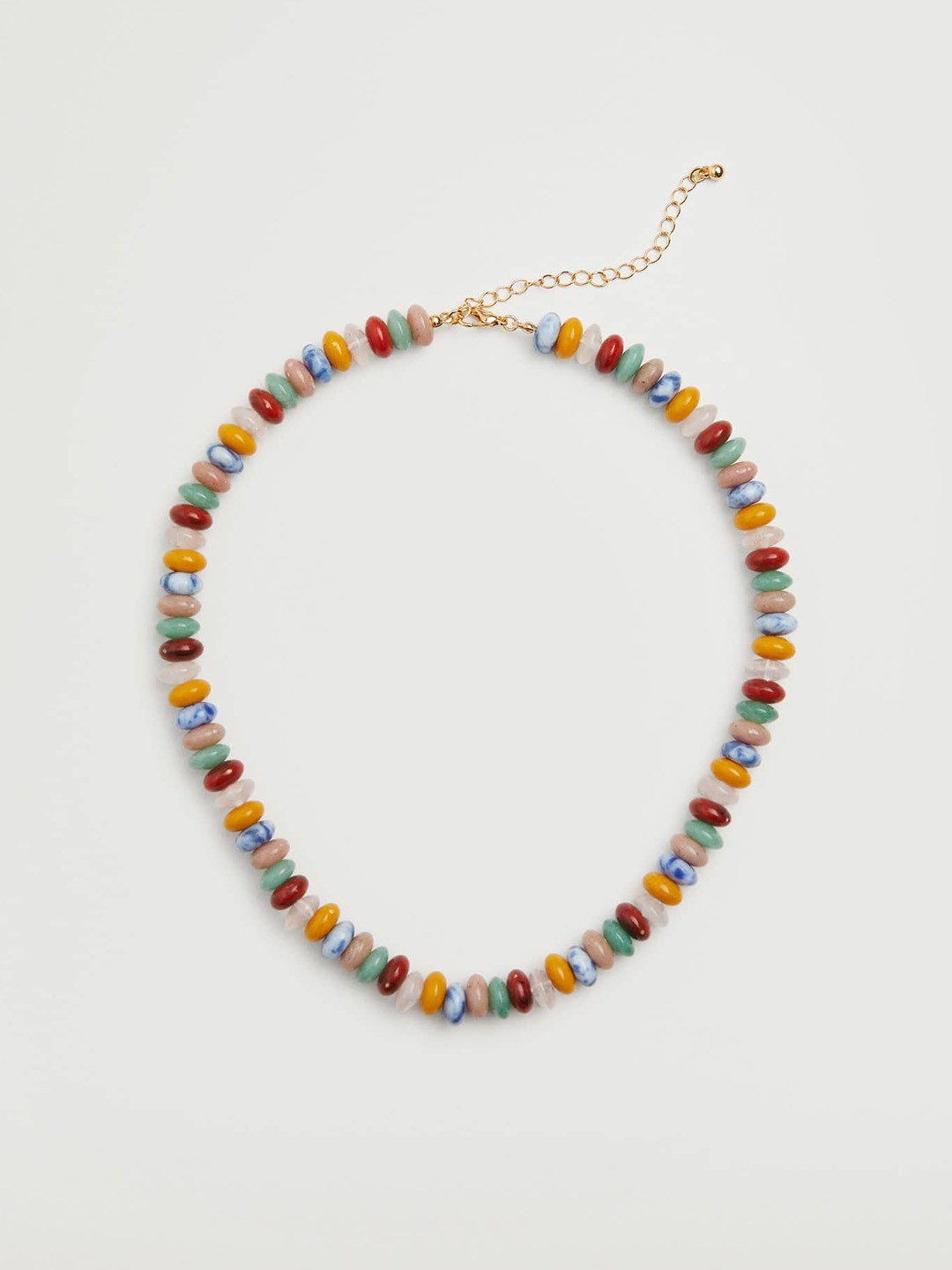

MANGO Multicoloured Beaded Necklace, Multi