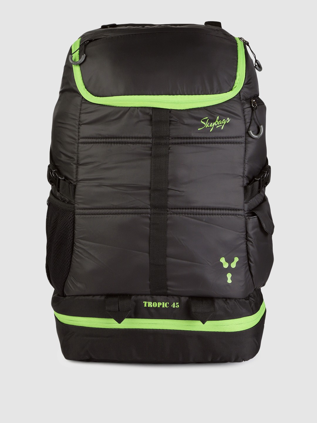 

Skybags Black Backpack with Compression Straps