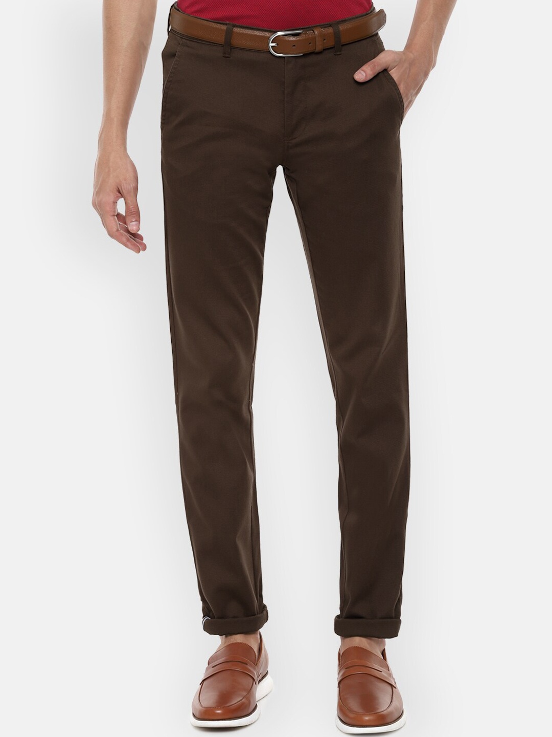 

Van Heusen Sport Men Brown Slim Fit Cotton Trousers