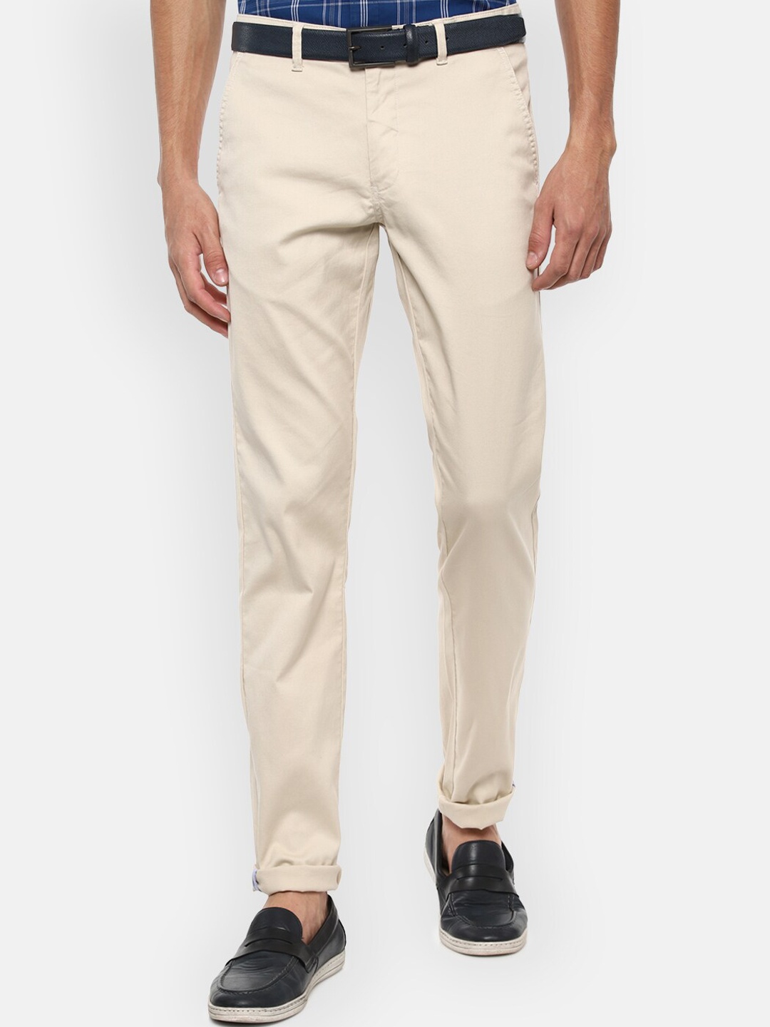 

Van Heusen Sport Men Beige Slim Fit Trousers