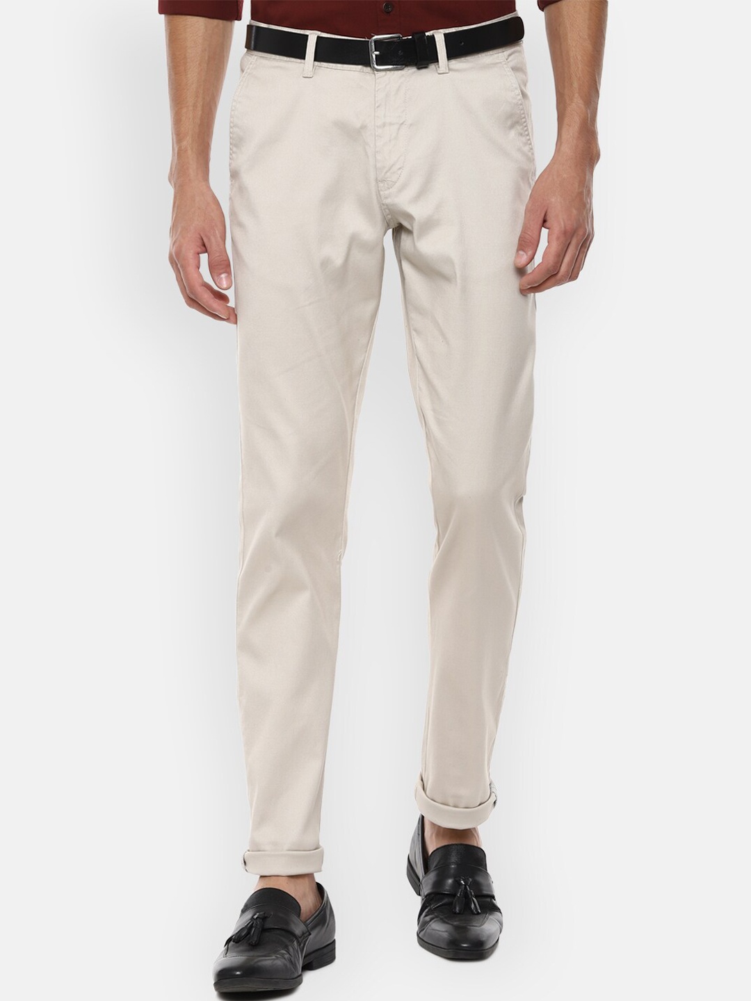 

Van Heusen Sport Men Beige Slim Fit Trousers