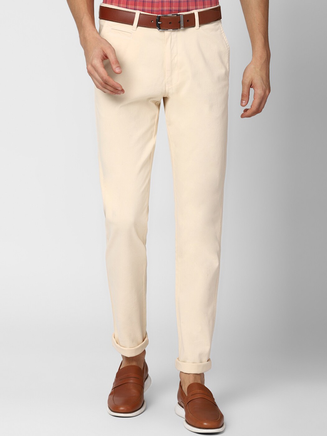 

Van Heusen Sport Men Beige Slim Fit Formal Trousers