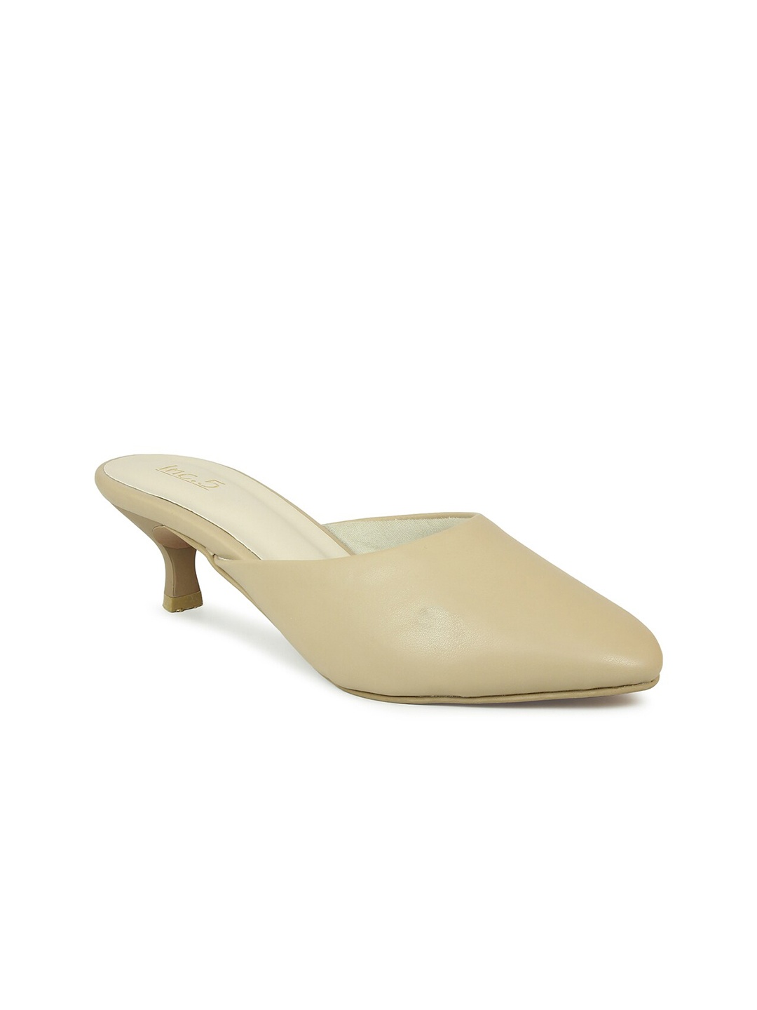 

Inc 5 Women Beige Ethnic Shoe-Style Sandals