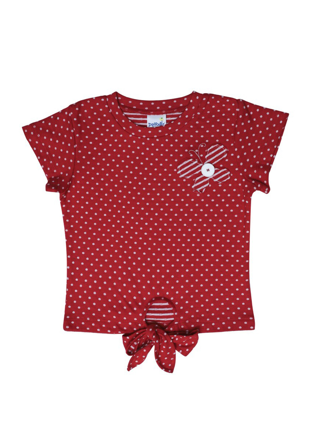 

Daffodils GIRLS WEAR Red Print Top