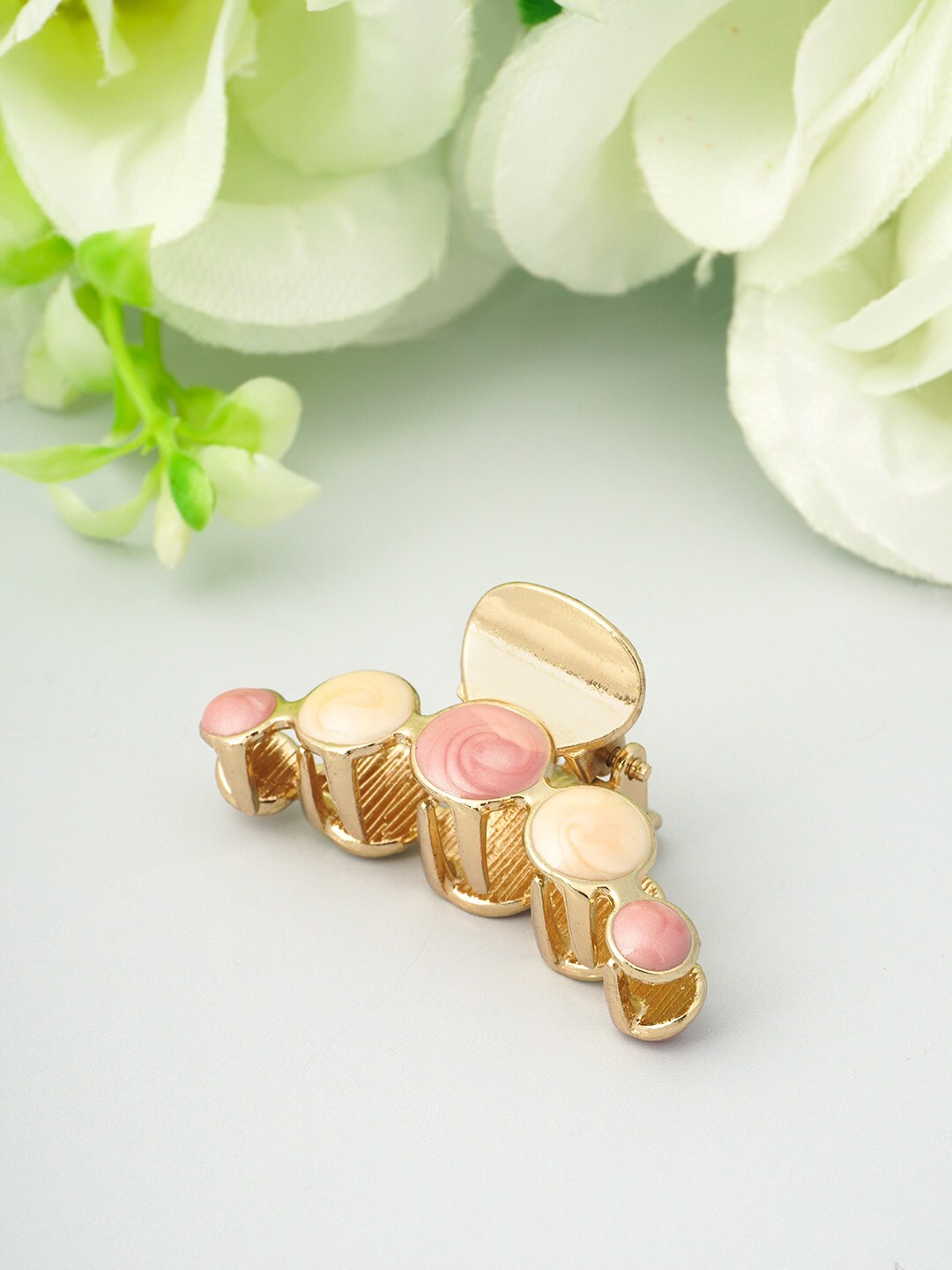 

Ferosh Women Gold-Toned Embellished Claw Clip