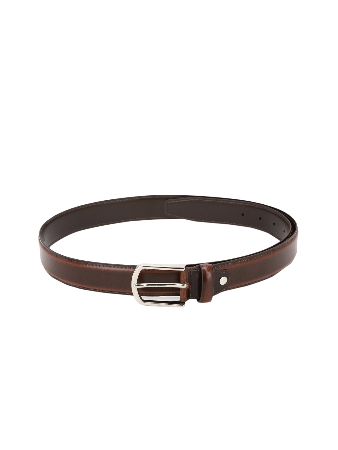 

Allen Solly Men Brown Textured Leather Belt