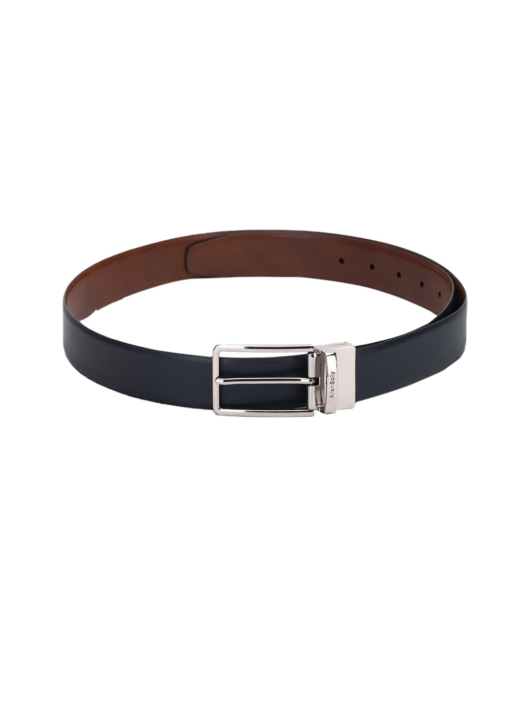 

Allen Solly Men Black Leather Reversible Formal Belt